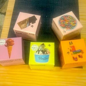 Little jigsaws are miniature puzzles  can be completed in twenty minutes.